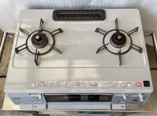 リンナイ ガスコンロ 都市ガス用 2017年製 点火火花確認済 中古品