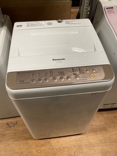 パナソニック 洗濯機 7.0kg 2017年製 中古