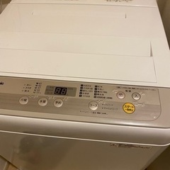 パナソニック　3年使用　洗濯機