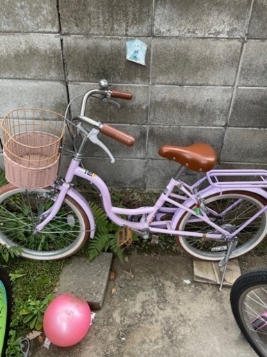 20インチ 薄紫色自転車☆