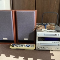 【取引中】ミニコンポ　ONKYO 