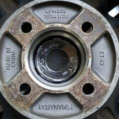 軽用タイヤ付ホイール4本セット!!165/50R15