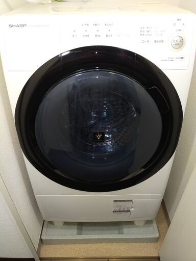 15万→8.1万★使用1年８ヶ月★ドラム式洗濯機SHARP ES-S7E