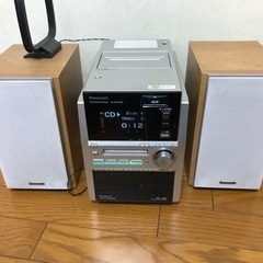 (値下げしました)CD、MD、カセットデッキ　panasonic...