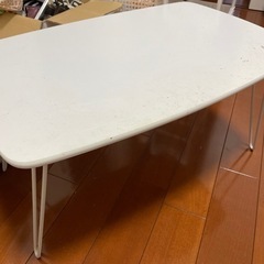[済]折りたたみテーブル　ホワイト