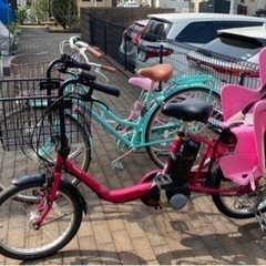 Panasonic 電動自転車、27サイズ自転車と子供自転車