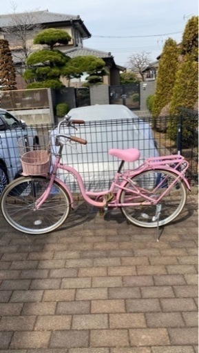 ピンク自転車