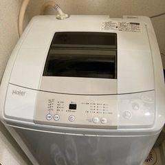 【取引中】洗濯機　容量6kg