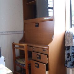 昭和時代の天板折り畳み式コイズミ学習机その2