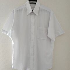 ■⑤半袖ワイシャツ　Yシャツ　ボタンダウン　白　XL■