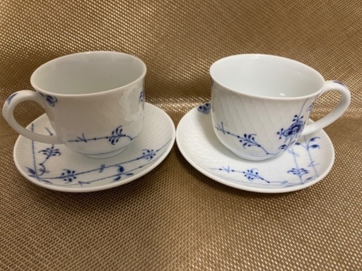 規品 ロイヤルコペンハーゲン カップ&ソーサー ペアセット - sogorn
