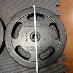 IROTEC10kgプレートペア＋IVANKO10kgプレートペア