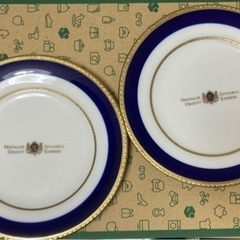 桃山陶器　オリエントエクスプレスのケーキ皿　丸皿