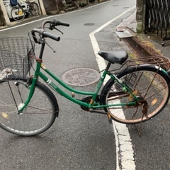 個人　自転車　6段変速　オートライト