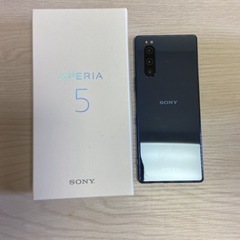 【ネット決済・配送可】Xperia 5 ブルー128GB SIMフリー