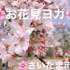 【さいたま市】お花見ヨガ