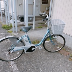 Panasonic 電動自転車 青 Panasonic電動自転車