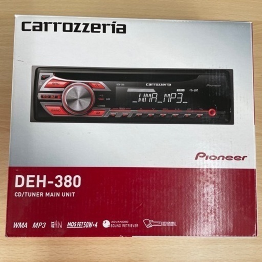 Pioneer carrozzeria DEH-380 CD/TUNER MAIN UNIT リサイクルショップ宮崎屋 住吉店 22.07.17 y
