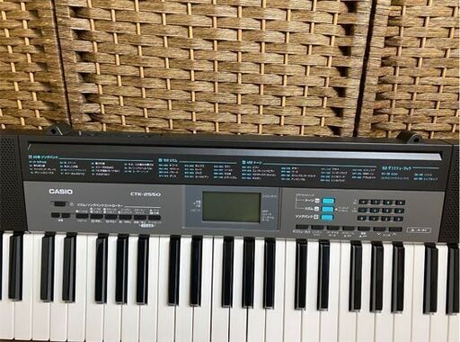 カシオ 61ピアノ形状鍵盤 電子キーボード CTK-2550 2019年製 電子楽器 CASIO 動作OK ☆ PayPay(ペイペイ)決済可能 ☆ 札幌市 白石区 東札幌 アウトレットモノハウス白石店