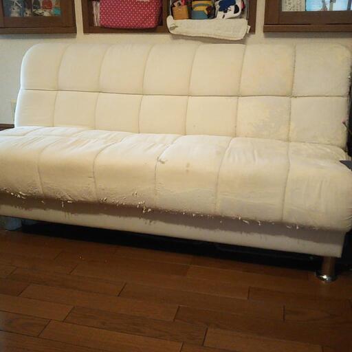 Diyなどにいかがでしょうか 処分ニトリソファーベッド収納つき 値下げ交渉可 杏 六本木のソファ 2人掛けソファ の中古あげます 譲ります ジモティーで不用品の処分