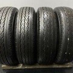 【BS V600 195/80R15 107/105L LT】夏タイヤ【トヨタ 200系ハイエース 純正ホイール 15インチ 6J6HPCD139.7+35】2021年製 バリ溝　(VTN564)クレジットカード QRコード決済可能