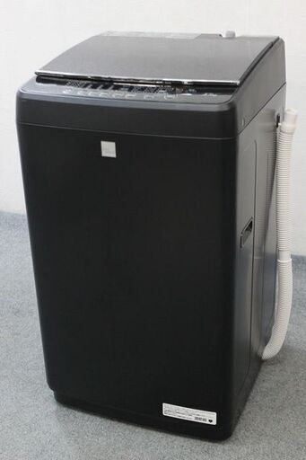 ハイセンス 5．5kg全自動洗濯機 keyword マットブラック HW-G55E5KK 2019年製 Hisense  中古家電 店頭引取歓迎 R5493)
