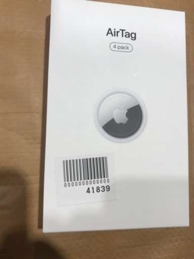 airtag 4pack 4つセット未使用　あんしん決済対応金額