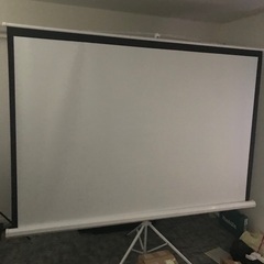 プロジェクタースクリーン 100インチ 大型スクリーン 三脚自立式 床置き