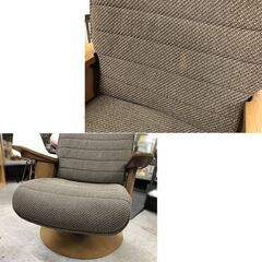 karimoku カリモク THE FIRST ザファースト RU75 リクライニングチェア＆オットマン 布張 1人掛ソファ ラウンジチェア ☆ 札幌市 白石区 東札幌 ☆ アウトレットモノハウス