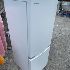 【リサイクルサービス八光】 2019年製　東芝  GR-R15BS（W） [冷蔵庫 （153L・右開き） 2ドア パールホワイト]