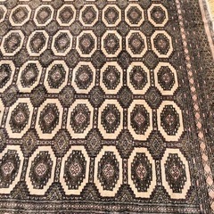 【ネット決済・配送可】絨毯・ウール　ハンドメイド　2.5メール