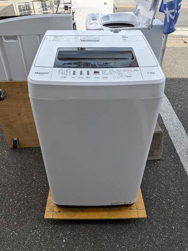 全自動洗濯機 ハイセンス HW-T45C 2018年製 4.5kg【3ヶ月保証★送料に設置込】自社配送時代引き可※現金、クレジット、スマホ決済対応※