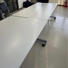 【無料】会議用 折りたたみテーブル パイプ椅子