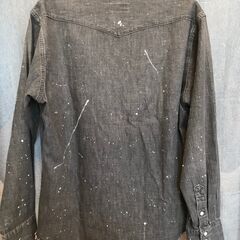 新品】 wrangler ✖︎ bayflow デニム ペイントシャツ L