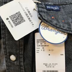 新品】 wrangler ✖︎ bayflow デニム ペイントシャツ L