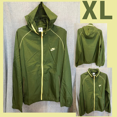 【新品】NIKE ジップパーカー　カーキ　XL