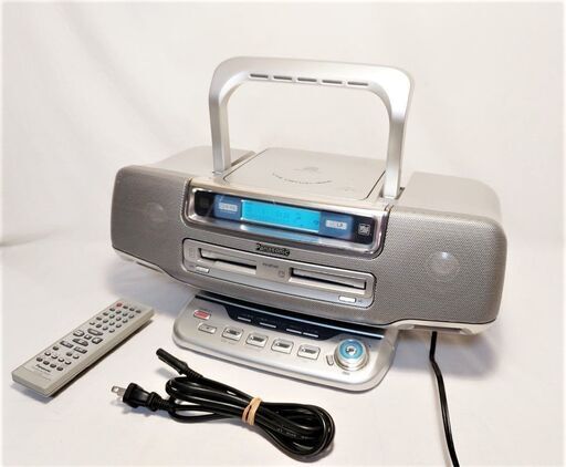 美品 パナソニック RX-MDX81 ラジカセ 録音可 電源 リモコン付 動作品