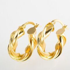 750YG デザインピアス 品番p21-141