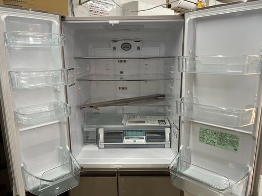 (4/5販売 野口)　日立 Gシリーズ 真空チルド R-G4800E 6ドア 冷蔵庫