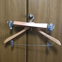 クリップ付き木製ハンガー3点セット/NITORI