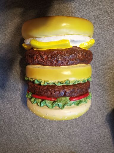 ハンバーガー　置物