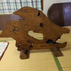 アンティーク 天然木一枚板 衝立て