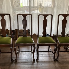 4脚セット イギリス製 アンティーク 椅子 値下げしました！