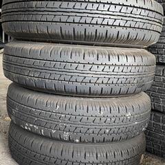 🌞155/80R14⭐2021年！バン、小型トラック用！バリ山！美品！DUNLOP製トヨタ純正スチール付サマータイヤ入荷しました🌞