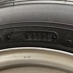 🌞155/80R14⭐2021年！バン、小型トラック用！バリ山！美品！DUNLOP製トヨタ純正スチール付サマータイヤ入荷しました🌞