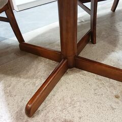 (4/4販売 石原）　カリモク家具｜オールドカリモク｜円卓ダイニング5点セット