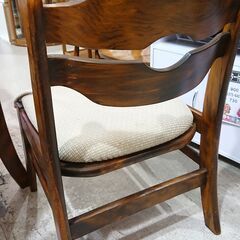 (4/4販売 石原）　カリモク家具｜オールドカリモク｜円卓ダイニング5点セット