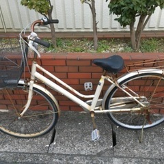 (chariyoshy 出品)26インチ　ギア付き　ホワイト自転車