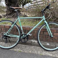 クロスバイク アルミフレーム ミントグリーン クロスバイク 510mm