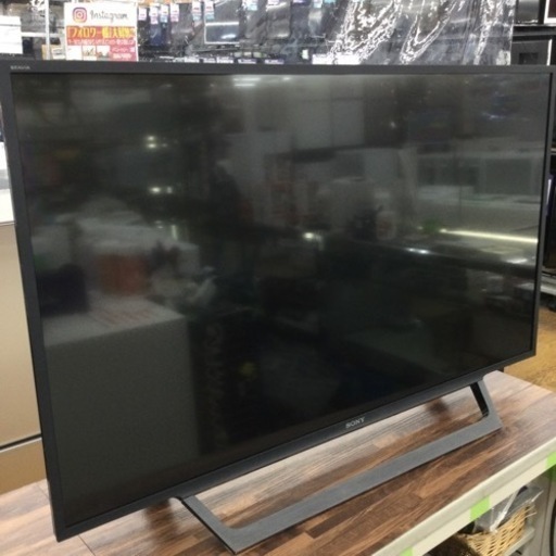 #O-47【ご来店頂ける方限定】SONYの43型液晶テレビです